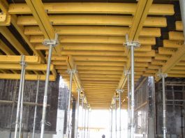 Преимущества опалубки перекрытий на телескопических стойках