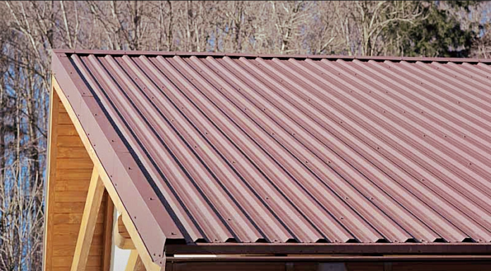 Кровля из оцинкованного профлиста