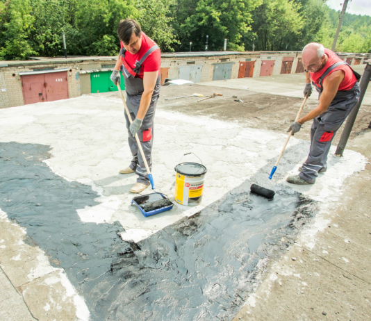 Гидроизоляция крыши гаража