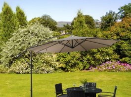 Использование уличных зонтов в городе Алматы